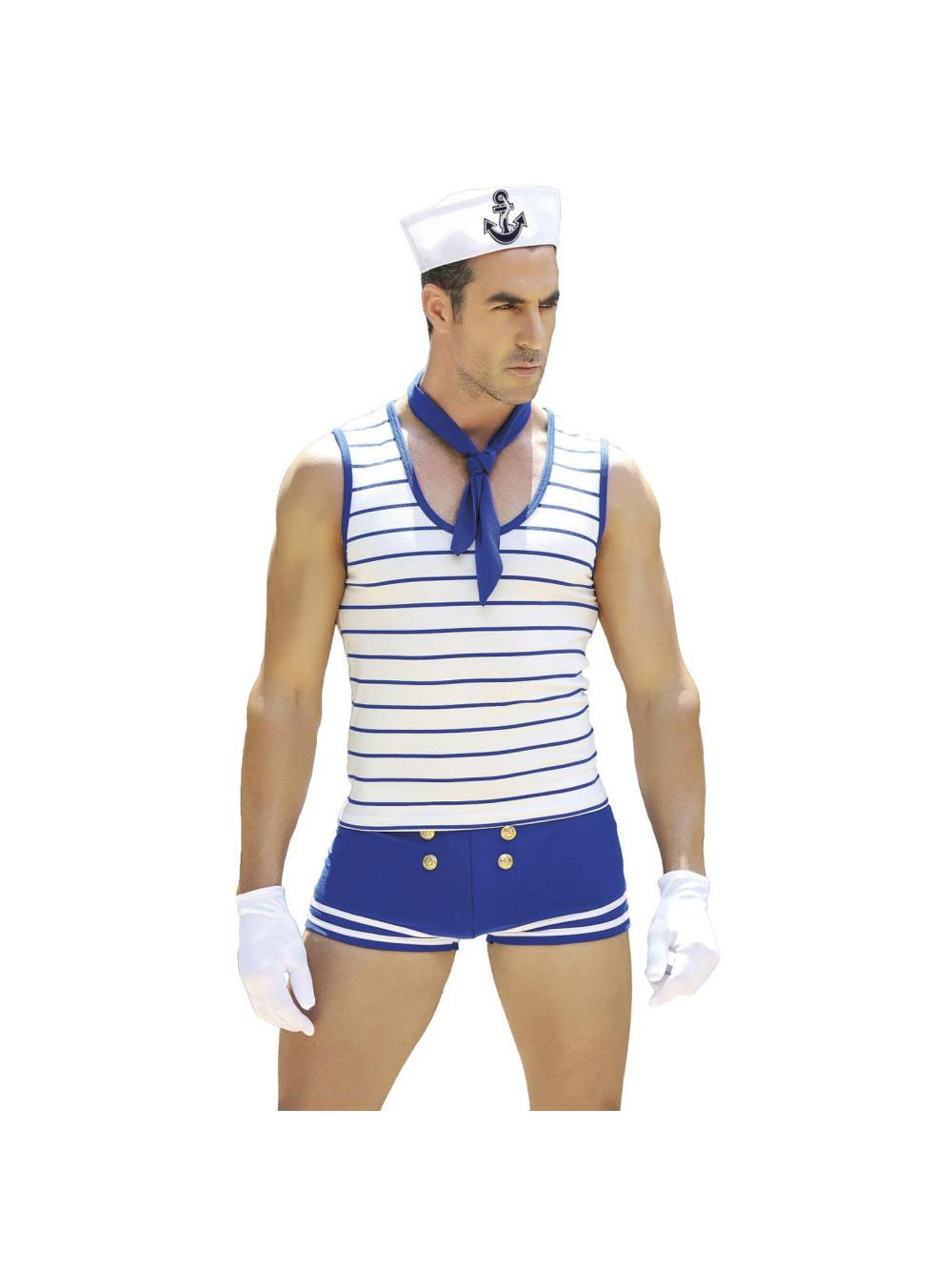 Costume 5 Pièces Marin Blanc & Bleu