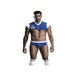 Costume 3 Pièces Sportif Bleu & Blanc