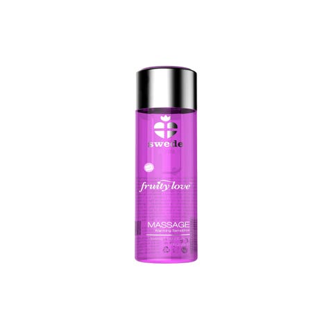 Gel de Massage Chauffant Fruity Love Framboise & Rhubarbe 120 ml