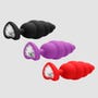 Plug Anal Bijou Large Ribbed Diamond Heart