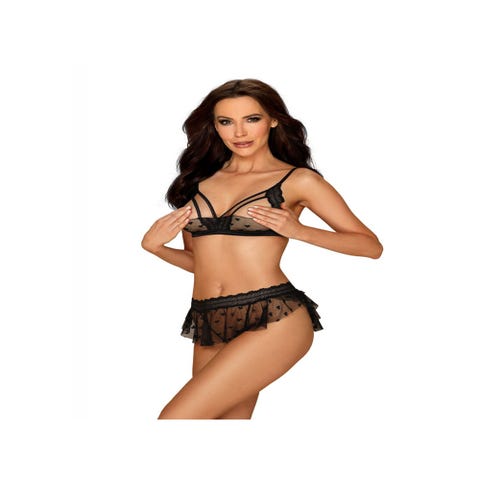 Ensemble 2 Pièces Ouvert Heartia Noir