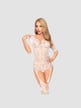 Combinaison Porte-Jarretelles Sugar Drop Blanche