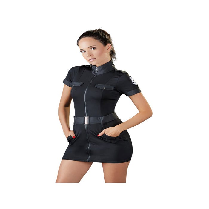 Costume Robe Policière Noire