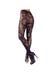 Collant Résille & Motifs Intégrés Noir
