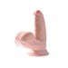 Gode avec Testicules Réalistes 15,2 cm Triple Density King Cock Plus 3D