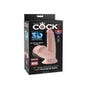 Gode avec Testicules 15,2 cm Triple Density King Cock Plus 3D