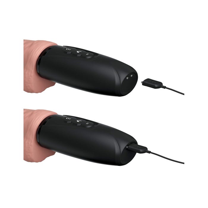Vibromasseur Va-et-Vient 16,5 cm Triple Density King Cock Plus 3D
