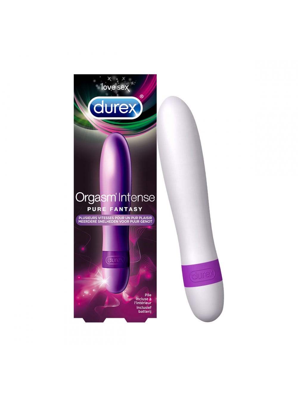 Vibromasseur Durex Orgasm'Intense Pure Fantasy main product photo