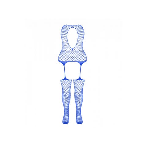 Combinaison Porte-Jarretelles CA003 Bleue