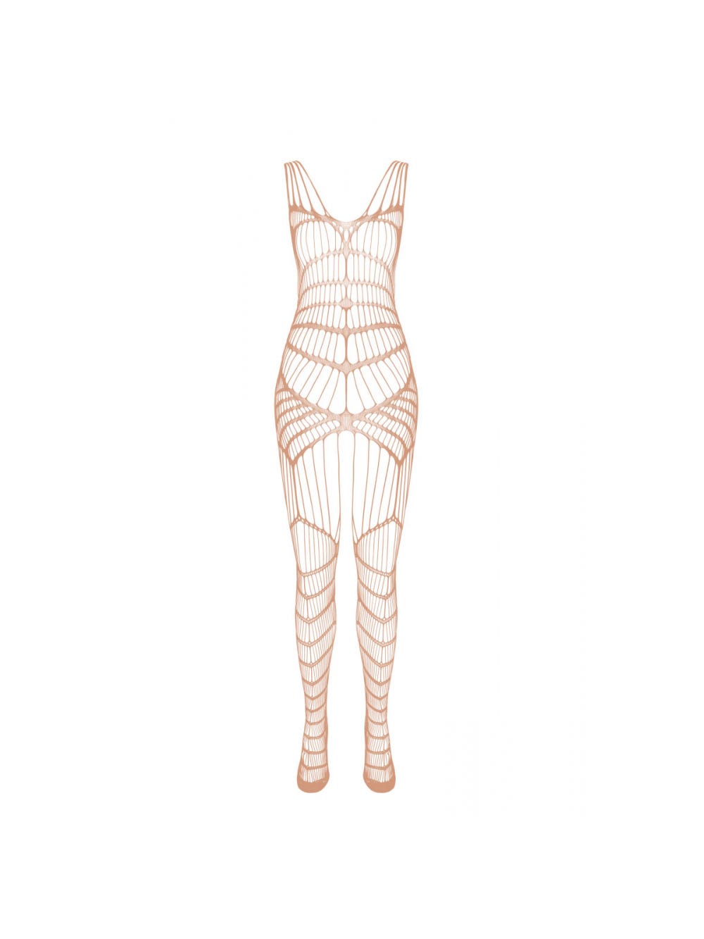 Combinaison Ouverte Lanières CA004 Beige main product photo