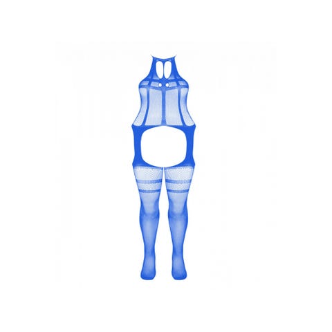 Combinaison Porte-Jarretelles CA008 Bleue