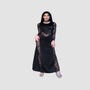 Robe Longue CR4408 Dentelle Noire