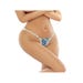 String Ouvert Miami PR1656 Bleu & Blanc