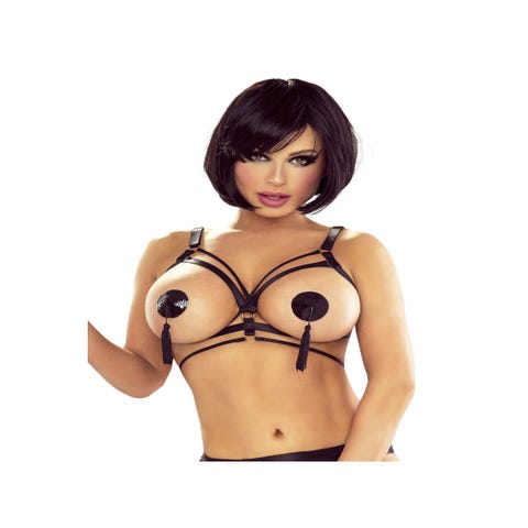 Soutien-Gorge Harnais PR7002 Noir