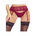 Porte-Jarretelles Passion Glamour PR1636 Bordeaux