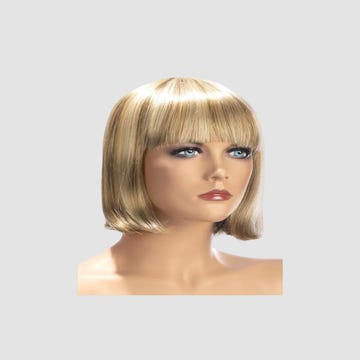 Perruque Carré Frange Sophie Blonde Méchée