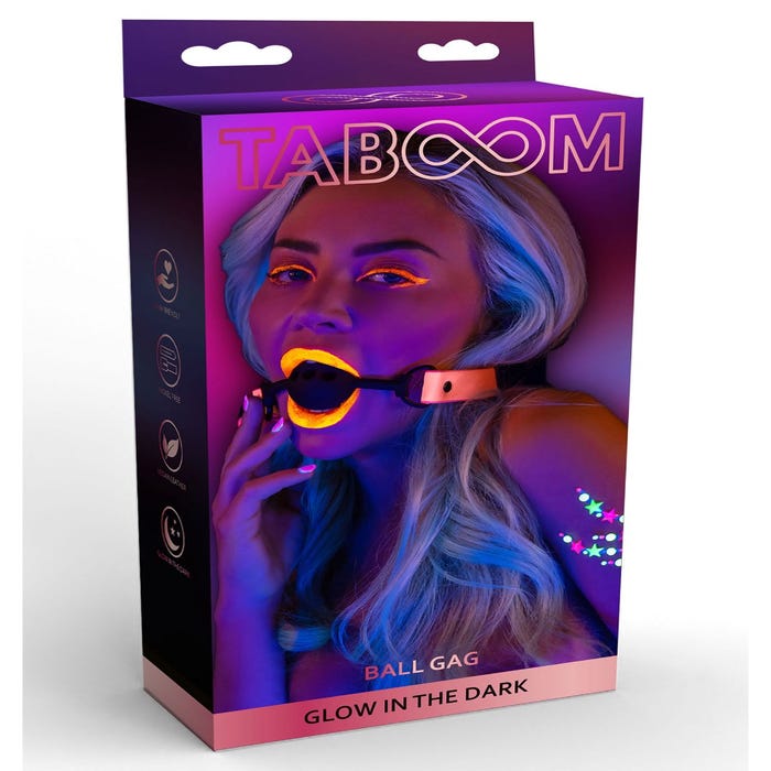 Bâillon-boule phospho Taboom