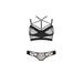 Ensemble 2 Pièces Semi-Corset Lagerta Noir & Marron
