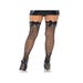 Bas 9128 Résille & Couture Strass Noirs