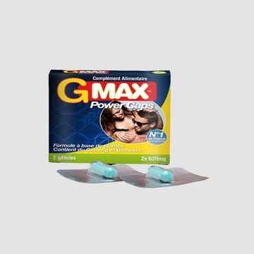 Aphrodisiaque pour Homme GMAX 2 Gélules