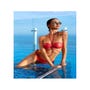 Maillot de Bain 2 Pièces Coralya Wetlook Rouge