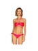 Maillot de Bain 2 Pièces Coralya Wetlook Rouge