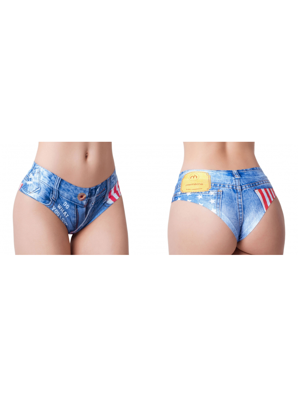 Culotte Invisible American Flag Jeans