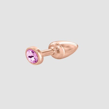 Plug Anal Aluminium Bijou Pink Angel XS
