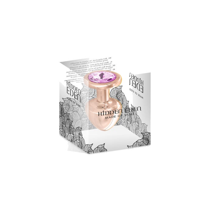 Plug Anal Aluminium Bijou Pink Angel XS