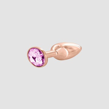 Plug Anal Aluminium Bijou Pink Angel S
