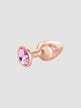 Plug Anal Aluminium Bijou Pink Angel M