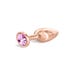 Plug Anal Aluminium Bijou Pink Angel M