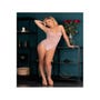 Body Agimin Dentelle & Velours Rose Poudré