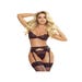 Ensemble 3 Pièces Sexy Volupté PR1616 Noir