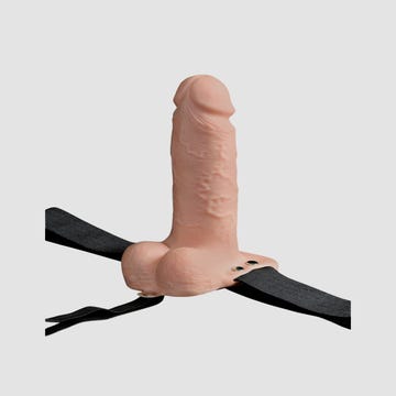 Gode Ceinture Vibrant Hollow Strap-On 17,8 cm Fetish Fantasy Series 