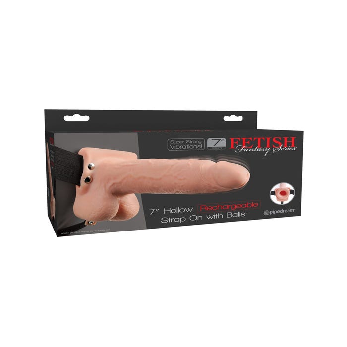Gode Ceinture Vibrant Hollow Strap-On 17,8 cm Fetish Fantasy Series 