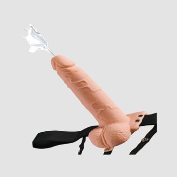 Gode Ceinture Ejaculateur Hollow Strap-On 17,8 cm Fetish Fantasy Series