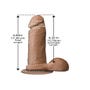 Gode avec Testicules Vac-U-Lock Réaliste 15,2 cm UR3