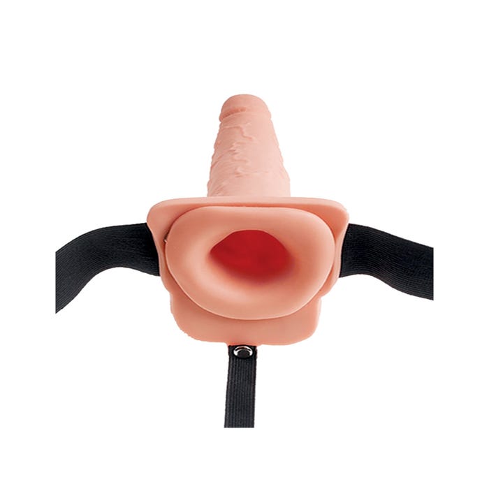 Gode Ceinture Ejaculateur Hollow Strap-On 22,8 cm Fetish Fantasy Series