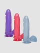 Gode Ventouse Crystal Jellies Realistic Cock with Balls 20,3 cm