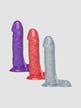 Gode Ventouse Crystal Jellies Ballsy Super Cock 17,8 cm