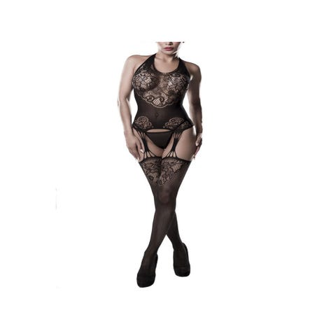 Combinaison Porte-Jarretelles 20007 Romantic Noire