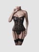 Guêpière Bustier 20001 Romantic Noire
