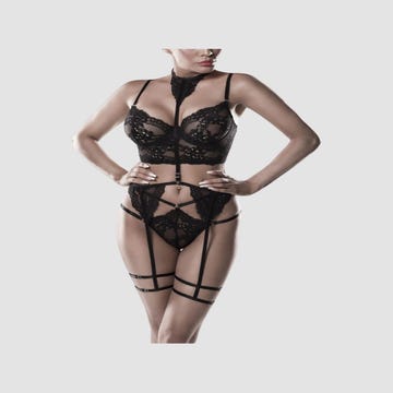 Ensemble 3 Pièces Harnais 15313 Romantic Noir