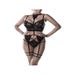 Ensemble 3 Pièces Harnais 15313 Romantic Noir