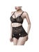 Ensemble 2 Pièces Dentelle 15304 Romantic Noir