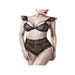 Ensemble 2 Pièces Dentelle 15300 Romantic Noir