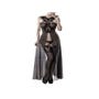 Robe Longue & Bas Col Dentelle 15264 Romantic Noire