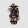 Guêpière Col Dentelle 15263 Romantic Noire