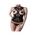 Corset Seins Nus Dentelle 15237 Romantic Noir